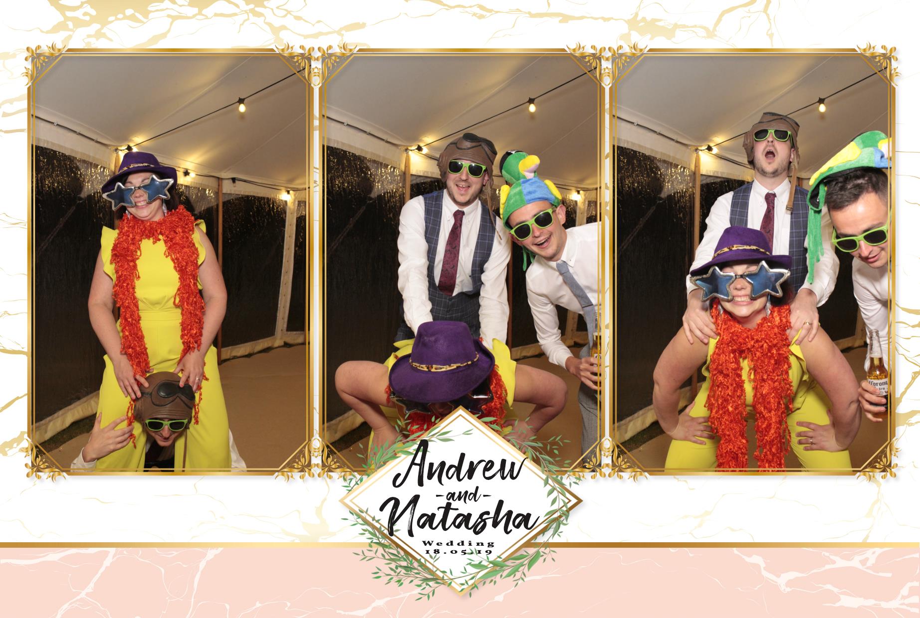 Andrew & Natasha's Wedding  | View more photos from the event at gallery.myphotoboothexperience.co.uk/u/MyPhotoBoothExperienceLtd/Andrew-Natashas-Wedding